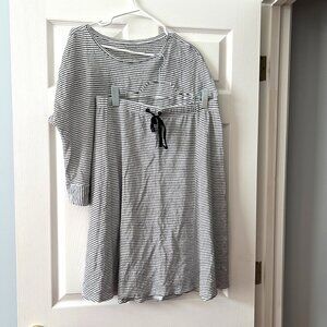 Eileen Fisher CoOrd Black and White Top and Skirt